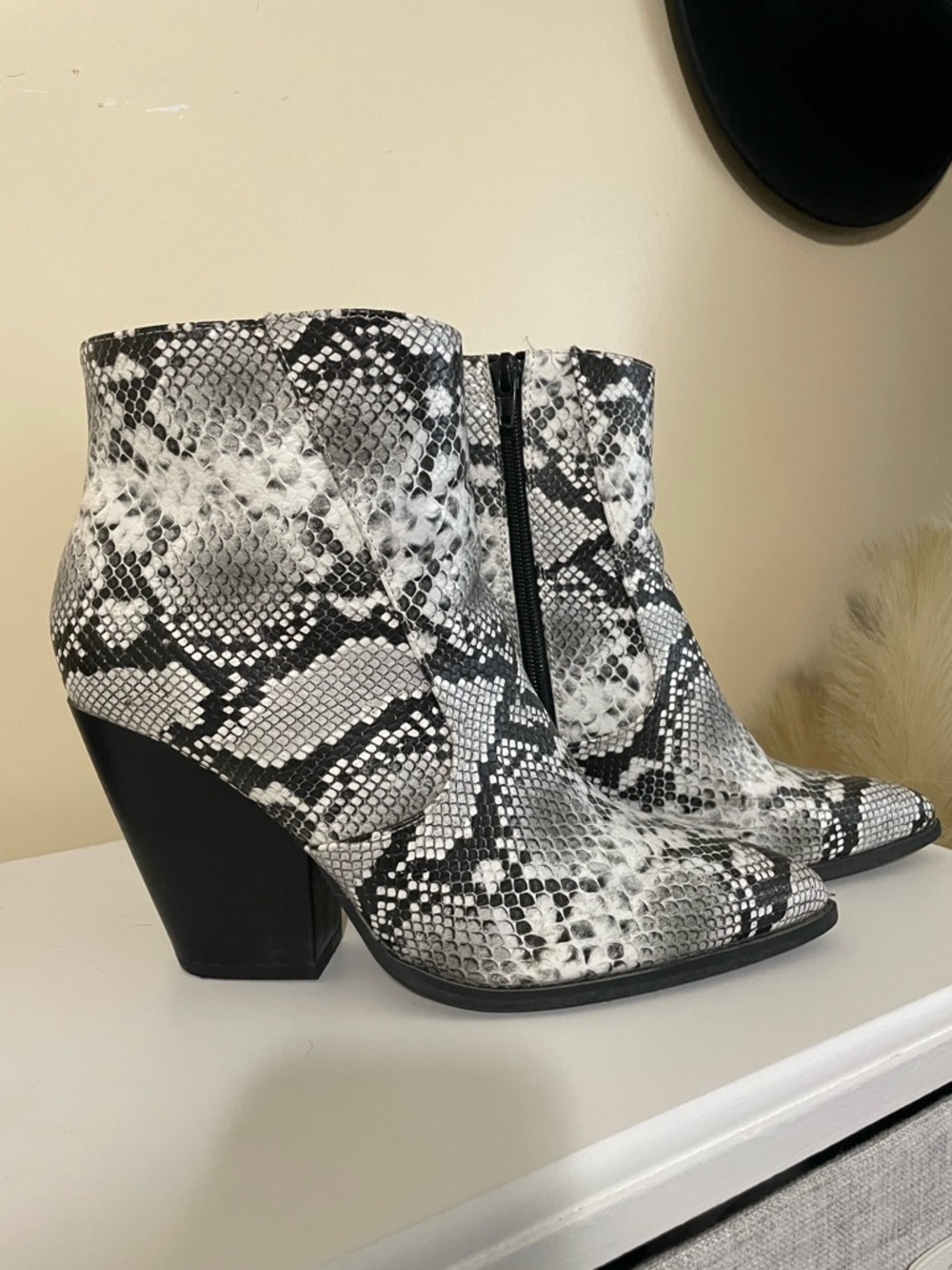 Snake Skin Bootie